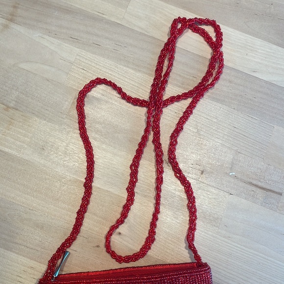 Coca Cola Beaded Purse. 6”x8”. Classic Coke colors. Never been used - new! - Picture 5 of 5